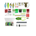 thumbnail image 1 of 285 Pcs Kit De Cebos De Señuelos De Pesca Profesional Xtellar multicolor, 1 of 4