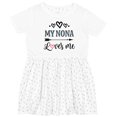 thumbnail image 3 of Inktastic My Nona Grandma Loves Me Girls Girls Toddler Dress, 3 of 5