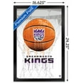 thumbnail image 3 of NBA Sacramento Kings - Drip Basketball 21 Wall Poster, 14.725" x 22.375", Framed, 3 of 3