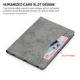thumbnail image 2 of Dteck Case for Galaxy Tab S7 FE/S8 Plus/S7 Plus 12.4 Inch, Premium PU Leather Multiple Viewing Angles Folding Stand Cover with Pen Holder Auto Wake Sleep for Samsung Tab S7 FE 2021/S8+ 2022/S7+, Gray, 2 of 6