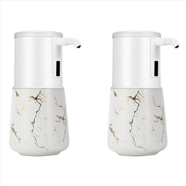 2X Dispensador AutomáTico de JabóN para Cocina, Dispensador de JabóN en Espuma para BañO, Dispensador de JabóN en Espuma Sin Contacto para BañO