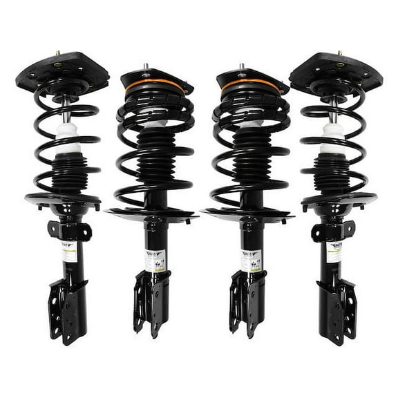 Front and Rear Strut and Coil Spring Assembly Kit - 4-Piece - Compatible with 2000 - 2011 Chevy Impala (Excludes Models with Police Package, Taxi Package, 17 Inch, and 18 Inch Wheels) 2001 2002