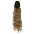 thumbnail image 3 of SAYFUT Long Drawstring Ponytail Extension Long Body Wave Ponytail 24" Clip in Synthetic Curly Wavy Drawstring Pony Tail Hairpieces Heat Resistant for Women, 3 of 8