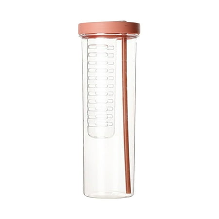 

Wuztai Tumbler With Straw (Pink) Kids Water Bottle Plastic Straw Water Cup High Color Value Student Handy Cup High Temperature Plastic Cup With Straw