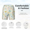 thumbnail image 5 of Lsque Mens Swim Trunks Funny Chicken Pattern - Bathing Suit Compression Liner - Beach Swim Shorts Swimwear - (S-3XL) - Stretch Quick Dry -Medium, 5 of 9