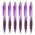 thumbnail image 1 of Uxcell 6Pcs Erasable Gel Pens, 0.5mm Retractable Fine Point Heat Erasable Marking Pen Smooth Writing Fabric Markers for Sewing Drawing Writing Planner, Purple Ink, 1 of 7