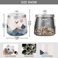 thumbnail image 2 of Yayeee Ashtray with Lid for Cigarette Smokeless Stainless Steel Home Ash Holder, Art Mountains, 2 of 7