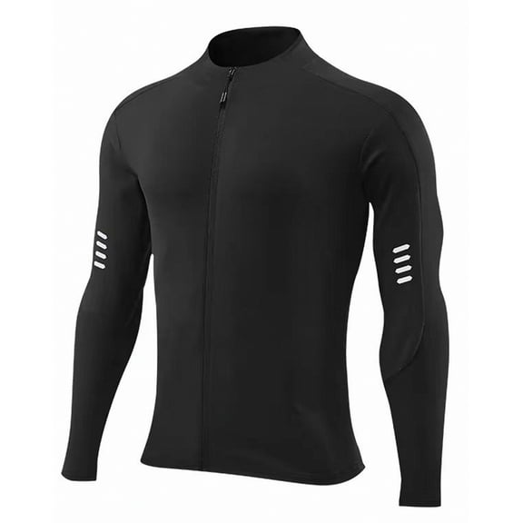 Youthup Men's Quick-Dry Stretch Workout Long Sleeve Shirt, Compression Fit Gym Top for Spring/Fall Training, Moisture-Wicking & Breathable