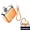 Orange, variant on 140W Smart Auto Stop Charging Adapter with Physical Cut-Off, USB C Fast Charging for Laptop Phone Tablet, Overcharge Protection with Lanyard Cable