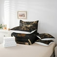 thumbnail image 4 of Elk Deer Bed in a Bag 7-Piece Moose Twin Size Comforter Set ,Mystic Jungle Bed Sheets Set Wild Animal Wildlife Bedding Sets Rustic Farmhouse Bed Set Lodge Cabin Decor, 4 of 4