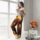 thumbnail image 5 of Balery Vintage Sunflower Cow A Pantalones de pijama para mujer, pijamas ultraligeros, pantalones de estar por casa-Small, 5 of 6