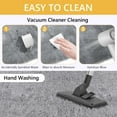 thumbnail image 2 of Tripumer Ultra Soft Rug Fluffy Shag Area Rug 3 X 5 feet Solid Shaggy Carpets Fuzzy Rug for Bedroom Modern Home Interior Decor Gray, 2 of 7