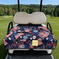 thumbnail image 2 of Whosucclay American flag Club Car Seat Cover Protector 4 Convenient Pockets Golf Cart Sea, Keeps Seat Cool Golf Cart Seat Covers for EZGO Club Cars, 2 of 9