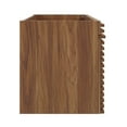 thumbnail image 3 of Vanity Cabinet (Sink not included), Walnut, Wood, Mid Century Hotel Bedroom Bathroom, Modern Contemporary HB34239, 3 of 8