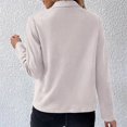thumbnail image 4 of AOOCHASLIY Women Coat Fashion Women's Long Sleeve Zipper Short Slim Tops Blouse Outwear Cardigan, 4 of 5