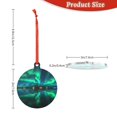 thumbnail image 3 of Sikiie Northern Lights Acrylic Christmas Ornament Pendant Christmas Ornaments Hanging Ornament for Christmas Winter New Year Party -Round Shape, 3 of 7