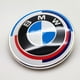 thumbnail image 4 of Logotipo del automóvil del 50 aniversario de Bmw Nuevo logotipo frontal / Serie 5 Serie 3 / Rueda X3x1 Logotipo del automóvil de 82 mm brillar Electrónica, 4 of 4