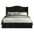 thumbnail image 2 of HMD Riley Twin Tufted Upholstered Platform Bed, Black, 2 of 3