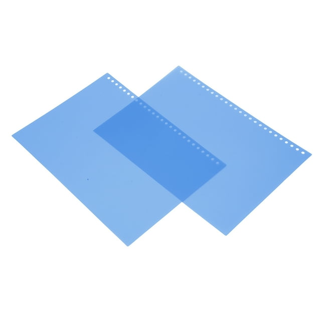 Paper Protector Cover, B5 Binding Cover 50pcs Waterproof For Photos For Reports Blue