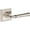 Lifetime Polished Nickel, variant on Baldwin PVDUNCHR031 Dunsmoor Privacy Door Lever Set - Brass