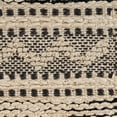 thumbnail image 3 of LR Home Blessy Bien Black & Natural Modern Chevron Jute Blend Area Rug, 7'9" x 9'9", 3 of 9