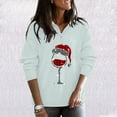 thumbnail image 2 of Sudaderas Navideñas Para Mujer Moda Casual Fleece Cremallera Cuello Alto Sudadera Con Capucha Suelta Blusa Odeerbi ODB207426, 2 of 4