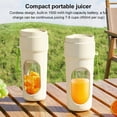 thumbnail image 2 of Fabricante Exprimidor Portátil Pequeño Jugo 450 Ml Recargable para Viajar () Verde, 2 of 9
