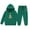 Dark Green, variant on FhsagQ Outfits for Girls Children's Middle and Large Children's Long Sleeved Letter Print Hooded Top Sweater Pants Set Little Girl Outfits 7/8T Sets Shorts Easter Watermelon Red 4-5 Years