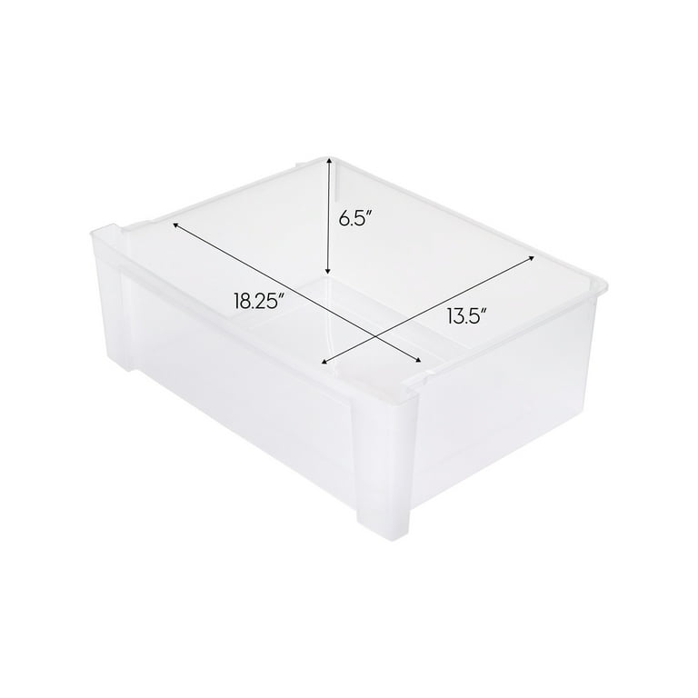 Iris 2pk Wide 3 Drawer Plastic Storage Chests : Target