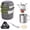 Green, variant on Rupoun Camping Cookware Set with Folding Stove Lightweight Pot Pan Set, Stainless Steel Cup, Fork & Spoon for Outdoors Cooking, Backpacking & Hiking, Green (7.09 inches / 18 cm)