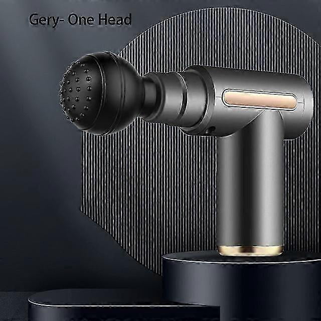 Portable Fascia Gun Vibration Massagers Gun For Body Neck Back Pain Gout Relief Deep Muscle Relaxation Fitness Slimming One Head