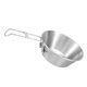 thumbnail image 4 of 1 taza plegable de acero inoxidable para acampar al aire libre., 4 of 7