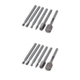 thumbnail image 4 of Scienceny 6 Pieces Rotary Burr Grinder High-speed Replacement Steel Engraving Head Grinding Polishing Woodworking DIY Files for Type2 NO2, 4 of 6