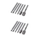 thumbnail image 4 of Scienceny 6 Pieces Rotary Burr Grinder High-speed Replacement Steel Engraving Head Grinding Polishing Woodworking DIY Files for Type2 NO2, 4 of 6