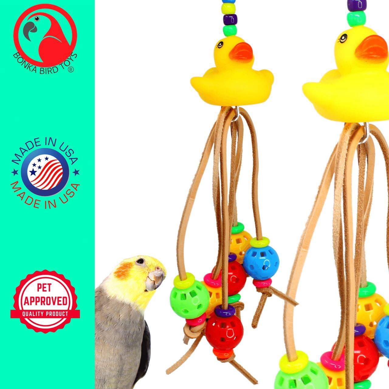 Bonka Bird Toys 2325 Ducky Spyder Small Medium Bird Toy