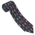thumbnail image 3 of Fotbe Cartoon Dinosaur Corbata Clásica para Hombre con Estampado – Corbata de Seda Jacquard Tejida, para Negocios, Bodas y Eventos Formales, 3 of 7