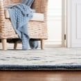 thumbnail image 4 of SAFAVIEH Martha Stewart Tufted Diamond Area Rug, Ivory/Blue, 5' x 8', 4 of 9