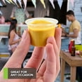 thumbnail image 7 of Stock Your Home 100 Pcs Clear Shot Glasses 1 oz Disposable Cups for Jello Sauce Condiments, 7 of 7