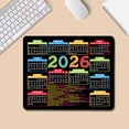 thumbnail image 5 of 2026 Desk Calendar Mouse Pad - Large Mousepad with Full-Year Calendar, Non-Slip Base, Smooth Surface for Precise Cursor Control, Office and Home Use, 5 of 6