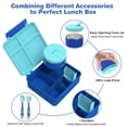 thumbnail image 2 of Lonchera Bento Pawtong con termo para sopa de 240 ml para niños, color azul, 2 of 6