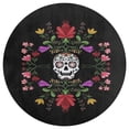 thumbnail image 3 of Sugar Skull Round Carpet Circle Rug Outdoor Patio Area Rug Washable Large Area Rugs Hallway Room Decor Fitness Mats, 3 of 8