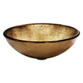 thumbnail image 2 of Vigo Glass Vessel Bathroom Sink, Liquid Gold, 2 of 2