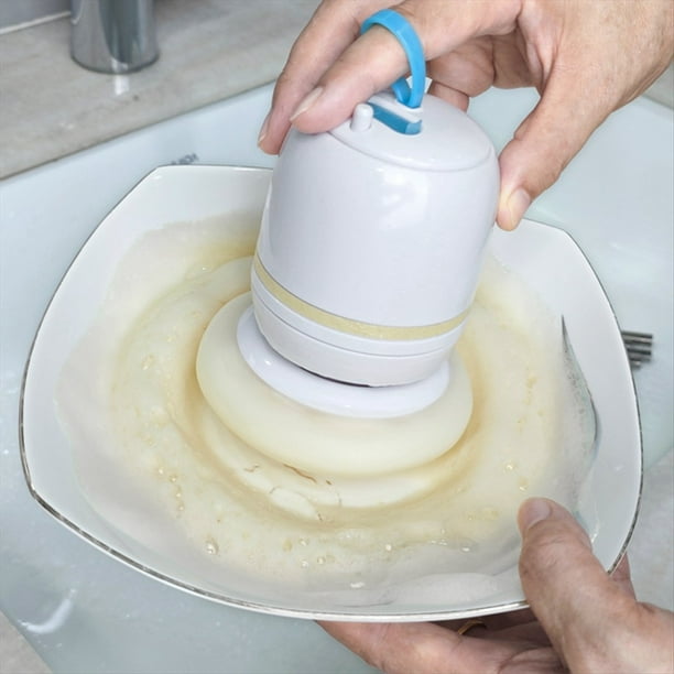 Bola de Limpieza Eléctrica para Descontaminación de Lavavajillas, Bolas de Limpieza Mágicas Ecológicas, Minilavavajillas Recargable por USB B