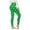 Green, variant on Luxalzxs Women's Stretch Yoga Leggings Fitness Running Gym Sports Full Length Active Yoga Pants Polka Dot Print High Waisted Leggings