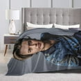 thumbnail image 4 of Joe Keery Blanket Soft Flannel Fleece Throw Blanket Pattern Warm Plush Blankets 60"x50", 4 of 6