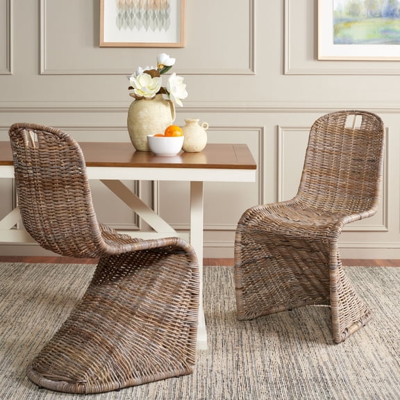 Safavieh CILOMBO 19''H WICKER DINING CHAIR