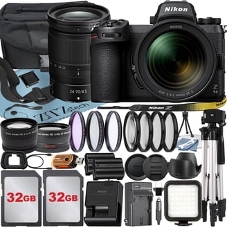 Nikon Z6 II Pro Mirrorless Camera, NIKKOR Z 24-70mm Lens, 2x128GB