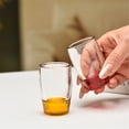 thumbnail image 4 of Verre à Shooter à Base Colorée, Verres à Base Lourde Transparents de 1,5 Oz pour Whisky, Tequila, Vodka, Spiritueux et Liqueurs, 4 of 7
