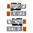 thumbnail image 2 of Headlights, Park Signal Marker Light Units, Upper Side Marker Reflectors & Lower Side Marker Light Units Compatible with 1990-1993 C/K Trucks 8 Piece Set, 2 of 9
