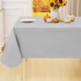 thumbnail image 1 of Rectangle Table Cloth x Wipeable Vinyl Tablecloths Protector Oil Spill Proof Plastic Table Cover for Dining Picnic Camping Outdoor, 1 of 6